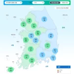 에어코리아 대기환경정보실시간공개시스템 미세먼지 사이트
